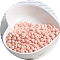 Macaron Baking Paint Glass Seed Beads, Fringe Teardrop Beads, Misty Rose, 5mm, 10g/Set
