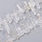 Natural Quartz Crystal Pointed Beads Strands, Rock Crystal, Bullet, Faceted, 13~46x4~10x4~9mm, Hole: 0.8mm, about 64~67pcs/strand, 15.7 inch~16.3 inch(40~41.5cm)