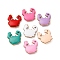 304 Stainless Steel Enamel Charms, Marine Animal, Golden, Crab, 10x10x2.5mm, Hole: 0.9mm