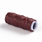 Waxed Polyester Cord, for Jewelry Making, Brown, 0.8mm, about 30m/roll