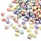 Opaque Acrylic Pendants, Mixed Shape, Mixed Color, 15.5~17.5x14~14.5x8.5~10mm, Hole: 3.5mm