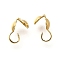 Brass Bead Tips, Cadmium Free & Lead Free, Lasting Plated, Real 18K Gold Plated, 7.5x3.5mm, Hole: 0.8mm