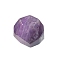 Natural Amethyst Polygon Figurines Statues for Home Desk Decorations, 17x17mm