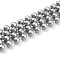Handmade Brass Ball Chains, Soldered, with Spool, Dark Gray, 2.5mm, 32.8 Feet(10m)/roll