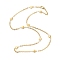 PVD Vacuum Plating 304 Stainless Steel Heart Link Chain Necklaces, with Lobster Claw Clasps, Golden, 17.79 inch(45.2cm), 2mm