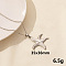 Stainless Steel Starfish Pendant Necklaces, Cable Chain Necklaces