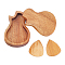 CHGCRAFT Guitar Wood Picks Box Guitar Pick Holder Wood Case With 2 Picks Accessories Music Gift for Guitarists Music Lover 6.5x4.5cm