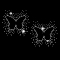 SUPERDANT Iron on Rhinestones Transfer Butterfly Bling Decals T-Shirt Butterflies Crystal Heat Transfer Hot Fix Stickers Crystal Decor for Women Clothing Tote Bag DIY Art Craft Gifts for Girl's