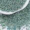 MIYUKI Delica Beads, Cylinder, Japanese Seed Beads, 11/0, (DB0415) Galvanized Turquoise Green, 1.3x1.6mm, Hole: 0.8mm, about 2000pcs/10g