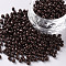 Baking Paint Glass Seed Beads, Coconut Brown, 8/0, 3mm, Hole: 1mm, about 1111pcs/50g, 50g/bag, 18bags/2pounds