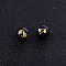 Synthetic Blue Goldstone Carved Constellation Beads, Round Beads, Capricorn, 10mm