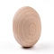 Unfinished Blank Wooden Easter Craft Eggs, DIY Wooden Crafts, BurlyWood, 60x42mm
