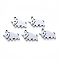 Tarnish Resistant 201 Stainless Steel Pendants, Laser Cut, Cow, Stainless Steel Color, 12.5x16x1mm, Hole: 1.2mm