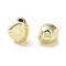 Rack Plating Alloy Beads, Irregular Oval, Golden, 8x7x6mm, Hole: 1.2mm