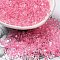 Glass Seed Beads, Peanut, Hot Pink, 3.5~4x2~2.5x2~2.3mm, Hole: 0.8mm, about 8000pcs/pound
