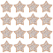 GORGECRAFT 1 Box 16Pcs Star Shaped Rhinestone Buttons Crystal Light Gold Alloy Shank Button Replacement Decorative Buttons for DIY Sewing Crafts Sweater Uniform Jacket Clothing Hat Embellishments