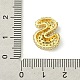 Подвески из латуни с покрытием из прозрачного кубического циркония KK-S378-01G-S-3