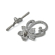 Сплавочные застежка тоггл тибетского стиля X-K095R052-2