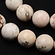 Бусины из натурального магнезита TURQ-P027-23-8mm-1