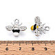 Rhinestone сплава и эмали подвески PALLOY-T092-41P-3