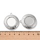 Подвески латуни медальон KK-K277-08P-NR-3
