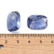 Граненые стеклянные стразы кабошоны GGLA-C032-04-3