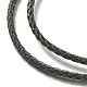 Изготовление плетеных ожерелий из полиэфирного шнура MAK-L043-03G-3