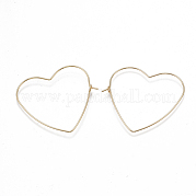Латунные крючки для сережек KK-T038-429G