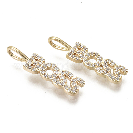 Латунные микро проложить кубического циркония подвески KK-R136-057-NF-1