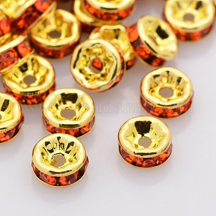Латунные бусины разделители для поставки стразов RB-A014-Z6mm-20G-1