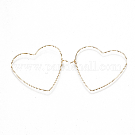 Латунные крючки для сережек KK-T038-429G-1