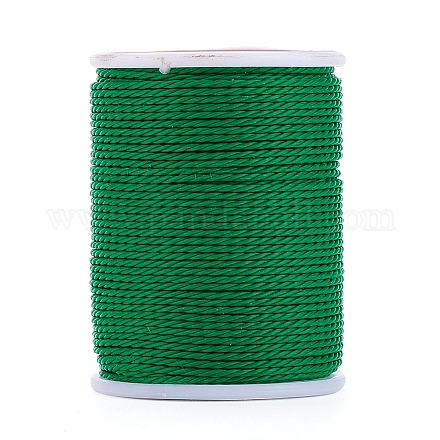 Круглый вощеный полиэфирный шнур X-YC-G006-01-1.0mm-18-1