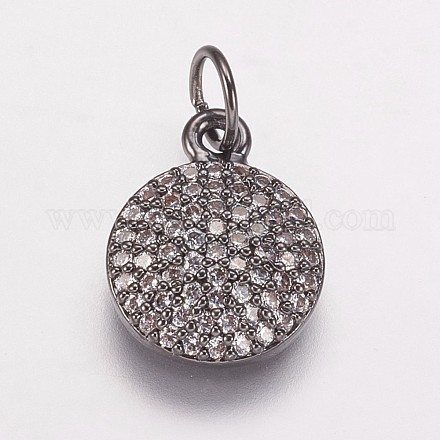 Латунь подвески циркония кубической KK-P134-25B-1