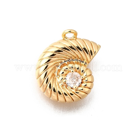 Латунные подвески из прозрачного кубического циркония KK-C096-14C-G-1