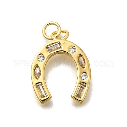 Латунные микро проложить кубического циркония подвески KK-D339-05G-1