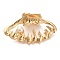 Alloy Claw Hair Clips, with Imitation Pearl, Hair Accessories for Women Girls, Golden, 45x85.5x48.5mm