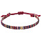 Adjustable Bohemian Style Cotton & Linen Cord Braided Bracelets for Friendship, Colorful