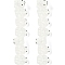 Transparent Glass Enamel Beads Strands, Hand Drawn Beads, Frog, White, 15x11x6.5mm, Hole: 1mm, about 29~31pcs/strand, 12.40~13.19''(31.5~33.5cm)
