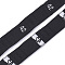 Clothing Size Labels(42), Garment Accessories, Size Tags, Black, 12.5mm, about 10000pcs/bag
