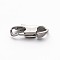 Tarnish Resistant 304 Stainless Steel Lobster Claw Clasps, Stainless Steel Color, 18x7.5x3.5mm, Hole: 4.5x3.5mm