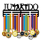SUPERDANT Male Judo Medal Display Holder Competition Medal Holder Iron Sports Medals Display Frame Iron Medal Hook for Competition Medal Holder Display Wall Hanging