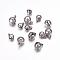Tarnish Resistant 304 Stainless Steel Bell Charms, Stainless Steel Color, 11x8mm, Hole: 2mm