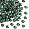 Preciosa® Crystal Hotfix Flatback Stones, Czech Crystal, Round(438 11 612 Chaton Rose VIVA 12 ®), 50020 Green Tourmaline, SS10(2.7~2.9mm)