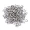 Tarnish Resistant 304 Stainless Steel Jump Rings, Open Jump Rings, Oval, Stainless Steel Color, 18 Gauge, 10x6x1mm, Inner Diameter: 4x8mm