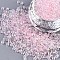 8/0 Glass Seed Beads, Inside Colours, Round Hole, Round, Transparent Colours Rainbow, Plum, 8/0, 3~4x2~3mm, Hole: 0.8mm, about 15000pcs/bag
