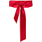 Satin Cloth Ribbon Wrap Around Chain Belt, Waist Belt for Shirt Dress Overcoat, Dark Red, 71-5/8 inch(182cm)