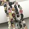 Raw Rough Natural Colorful Tourmaline Beads Strands, Nuggets, 7~12x4~10x3~8mm, Hole: 1mm, about 46~52pcs/strand, 15.35~15.94''(39~40.5cm)
