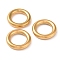 304 Stainless Steel Linking Rings, Round Ring, Golden, 12x3mm, Inner Diameter: 6mm