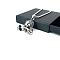 Stainless Steel Lion Dumbbell Pendant Necklaces for Men, Stainless Steel Color