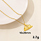 Stainless Steel Triangle with Evil Eye Pendant Necklaces, Cable Chain Necklaces